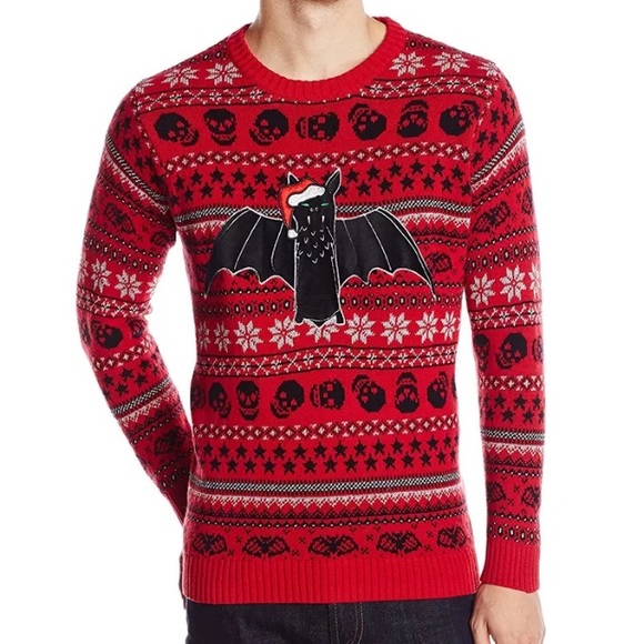 Blizzard Bay Bats Skulls Ugly Christmas 